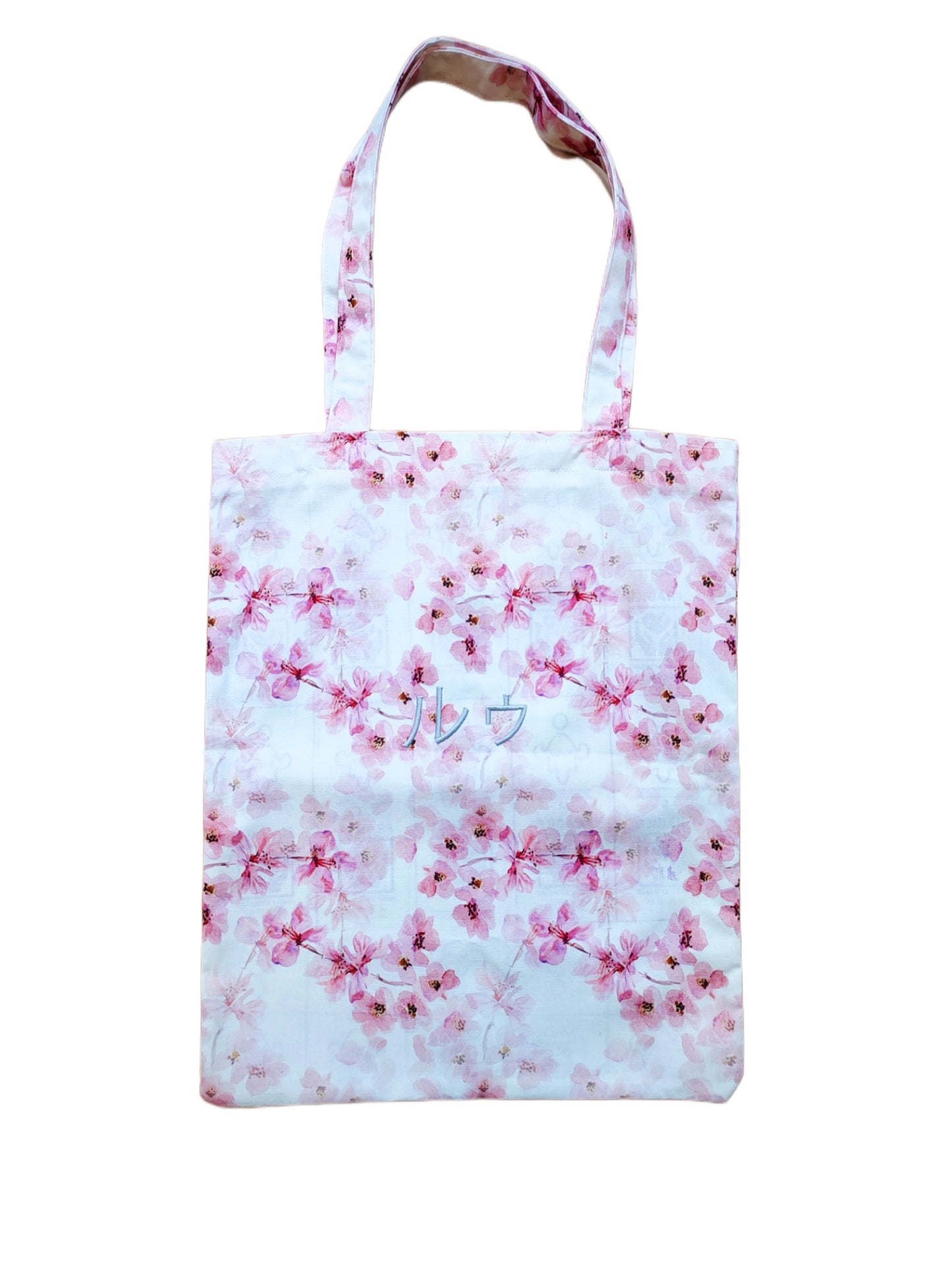 Sakura heavy duty tote bag handmade