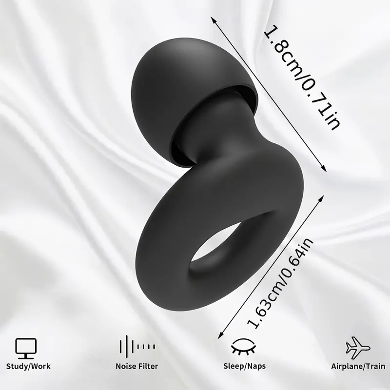 Black pocket Earplug