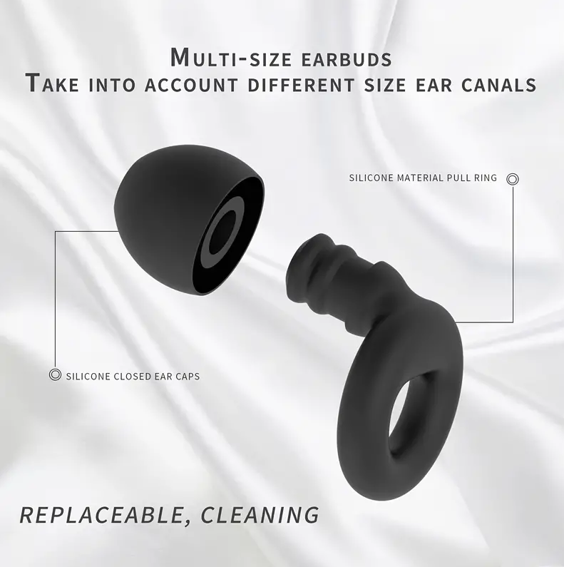 Black pocket Earplug