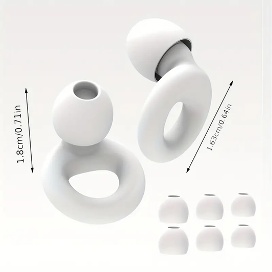 White pocket Earplugs