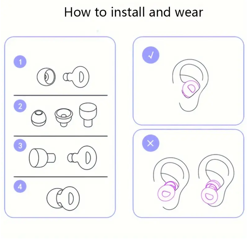 White pocket Earplugs
