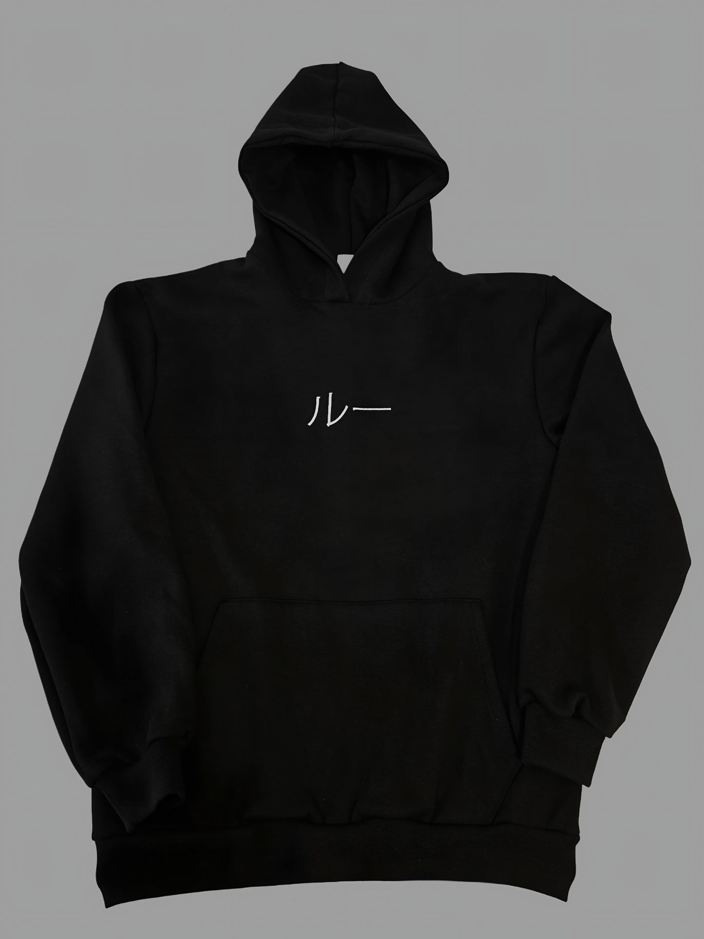 Rew ル-- embroidered oversized hoodie