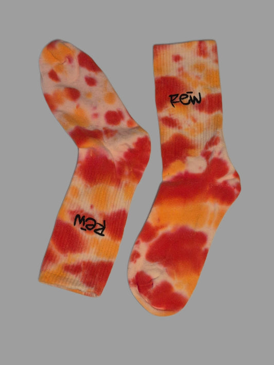 Fire tie dye